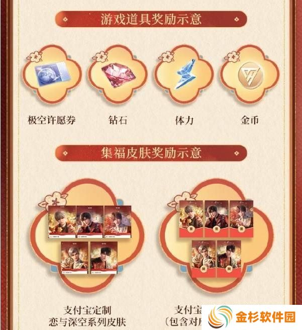 恋与深空怎么集福卡